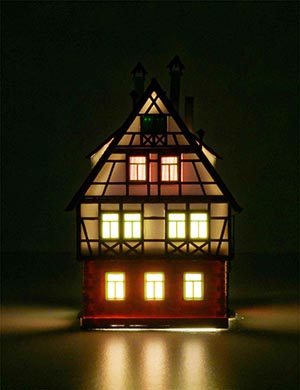 Beleuchtetes Haus ohne MCL 300